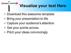 Business presentation templates progress stagnation signs education ppt designs powerpoint