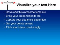 Business presentation templates progress stagnation signs education ppt designs powerpoint