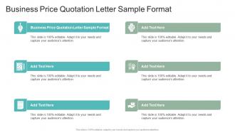 Business Price Quotation Letter Sample Format In Powerpoint And Google Slides Cpb