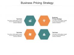 Business pricing strategy ppt powerpoint presentation gallery graphics template cpb
