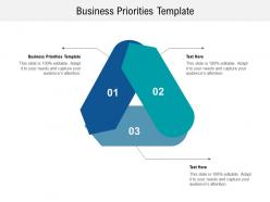 Business priorities template ppt powerpoint presentation slides designs download cpb