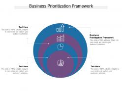 Business prioritization framework ppt powerpoint presentation professional picture cpb
