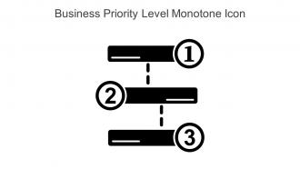 Business Priority Level Monotone Icon In Powerpoint Pptx Png And Editable Eps Format