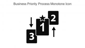 Business Priority Process Monotone Icon In Powerpoint Pptx Png And Editable Eps Format