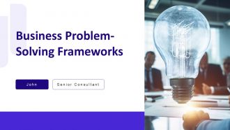 Business Problem Solving Frameworks PPT Graphics AT