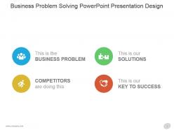 Business problem solving powerpoint presentation design