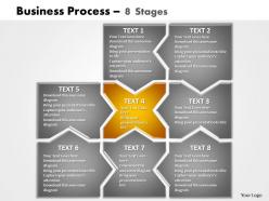 Business process 8 stages powerpoint templates graphics slides 0712