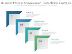 Business process administration presentation examples