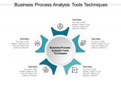 Business process analysis tools techniques ppt powerpoint presentation slides cpb