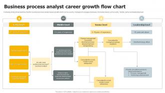 Business Process Analyst Career Growth Flow Chart