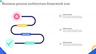 Business Process Architecture Framework Icon