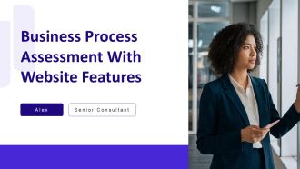 Business Process Assessment With Website Features PPT PowerPoint AT