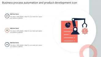Business Process Automation And Product Development Icon