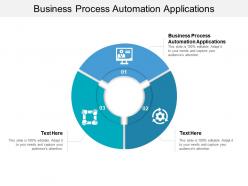 Business process automation applications ppt powerpoint presentation summary display cpb