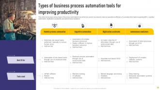 Business Process Automation Tools Powerpoint Ppt Template Bundles Designed