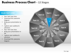 Business process chart 12 stages templates 1