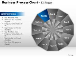 Business process chart 12 stages templates 1