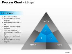 Business process chart 3 stages powerpoint slides and ppt templates 0412