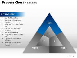 Business process chart 3 stages powerpoint slides and ppt templates 0412