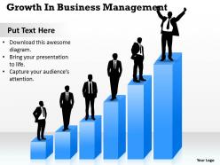 Business process consulting growth management powerpoint templates 0528