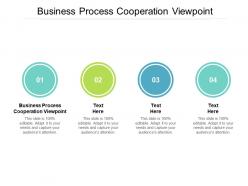 Business process cooperation viewpoint ppt powerpoint presentation styles templates cpb