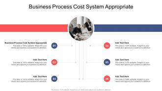Business Process Cost System Appropriate In Powerpoint And Google Slides Cpb