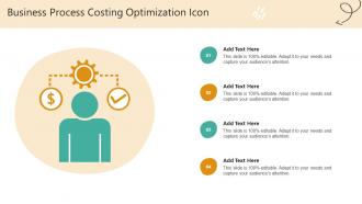Business Process Costing Optimization Icon