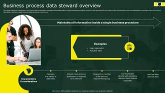 Business Process Data Steward Overview Stewardship By Business Process Model