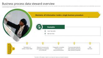 Business Process Data Steward Overview Stewardship By Project Model