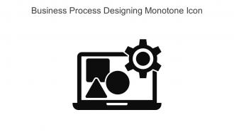 Business Process Designing Monotone Icon In Powerpoint Pptx Png And Editable Eps Format