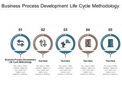 Business process development life cycle methodology ppt powerpoint presentation portfolio cpb