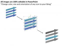 Business process diagram examples four steps arrow powerpoint slides