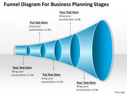 Business process diagram examples funnel for planning stages powerpoint templates
