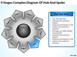 Business process diagram vision of hub and spoke powerpoint templates ppt backgrounds for slides