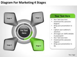 Business process diagrams examples 4 stages powerpoint templates ppt backgrounds for slides 0515