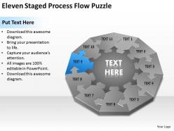Business process diagrams examples flow puzzle powerpoint templates ppt backgrounds for slides 0515