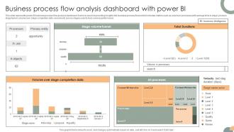 Business Process Flow Analysis Dashboard With Power BI