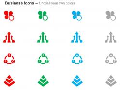Business process flow arrows cycle pyramid ppt icons graphics
