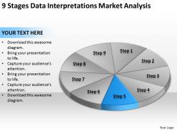 Business process flow chart example data interpretations market analysis powerpoint templates
