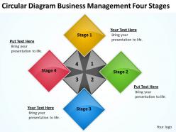 Business process flow chart examples four stages powerpoint templates ppt backgrounds for slides 0522