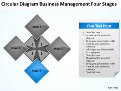 Business process flow chart examples four stages powerpoint templates ppt backgrounds for slides 0522