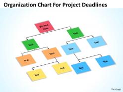 Business Process Flow Chart For Project Deadlines Powerpoint Templates PPT Backgrounds Slides 0515