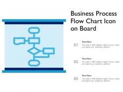 Business process flow chart icon with clipboard