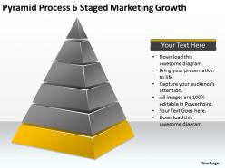 Business process flow chart staged marketing growth powerpoint templates ppt backgrounds for slides 0515