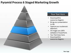 Business process flow chart staged marketing growth powerpoint templates ppt backgrounds for slides 0515