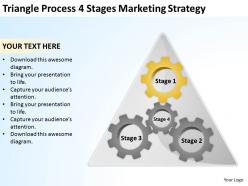 Business process flow diagram examples 4 stages marketing stategy powerpoint slides