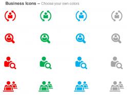 Business process flow search customer care ppt icons graphics