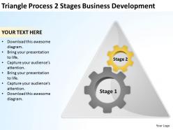 Business process flow stages development powerpoint templates ppt backgrounds for slides