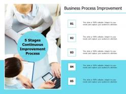 Business process improvement communication management e181 ppt powerpoint presentation
