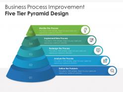 Business process improvement five tier pyramid design